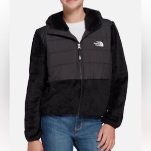 The North Face Sherpa/Nylon Jacket-Girls large-14/16